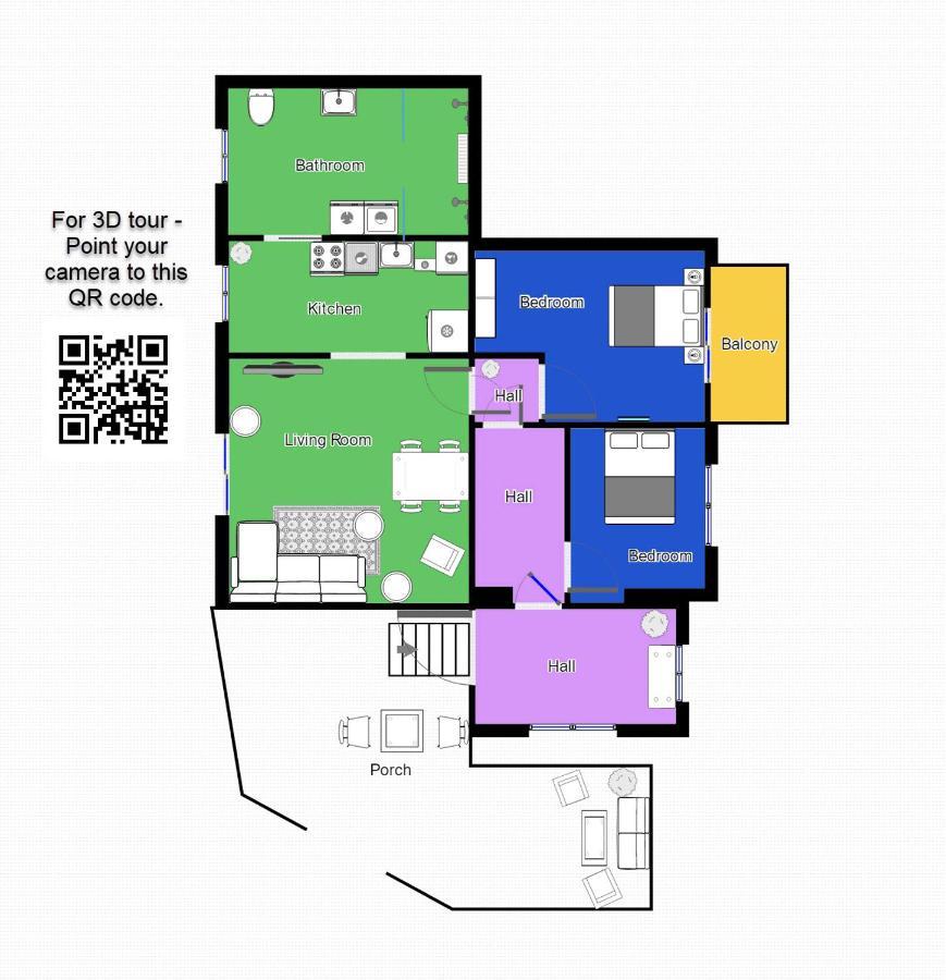 Aday - 2 Bedroom Apartment With Patio 올보르 외부 사진
